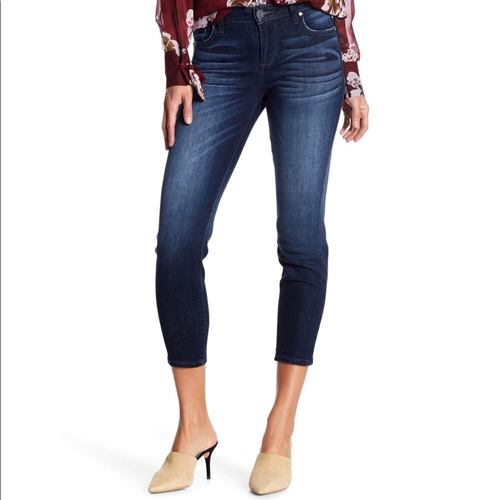 KUT from the Kloth Diana Kurvy Crop Skinny Jeans 2